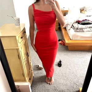 NWOT Sofia Vergara asymmetrical cut out dress